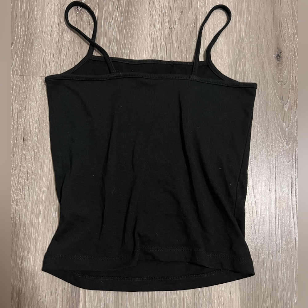 Women’s Plain Black Tank Top